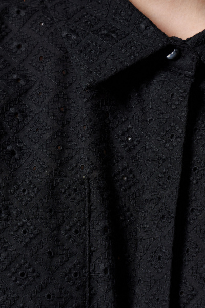 Блуза Панда 97640w черный - фото 4