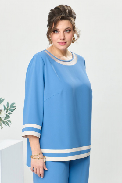 Блуза, брюки Romanovich Style 2-2573 голубой - фото 5