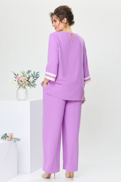 Блуза, брюки Romanovich Style 2-2573 фиалковый - фото 7