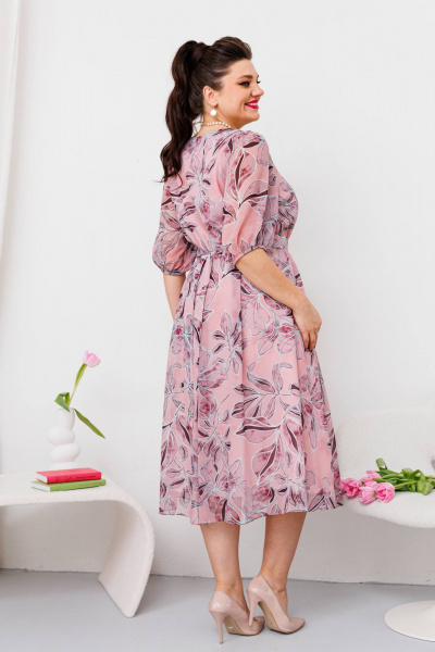 Платье Romanovich Style 1-2635 розовый - фото 7