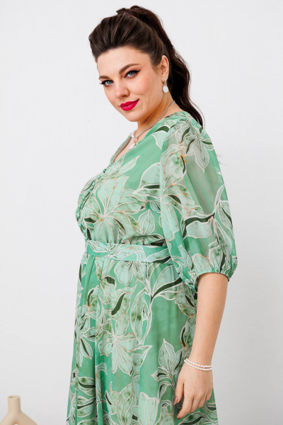 Платье Romanovich Style 1-2635 зеленый - фото 6