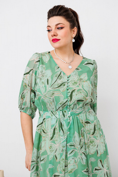 Платье Romanovich Style 1-2635 зеленый - фото 5