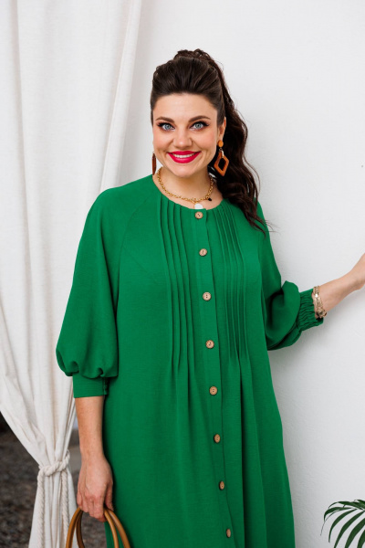 Платье Romanovich Style 1-2650 зеленый - фото 6