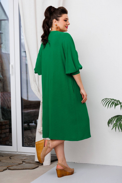 Платье Romanovich Style 1-2650 зеленый - фото 4