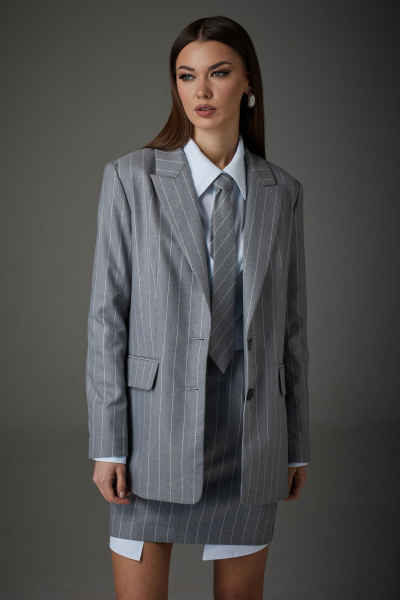 Блуза, жакет, юбка, галстук N.O.W. 1410 - фото 3