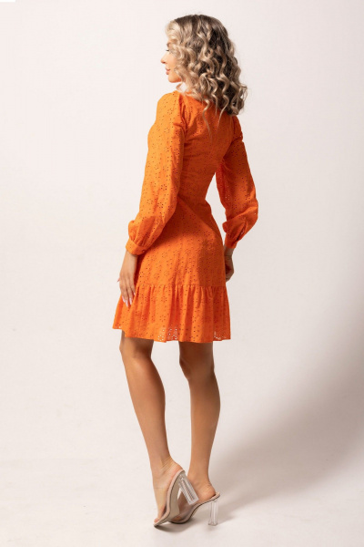 Платье Golden Valley 44019 оранжевый - фото 3