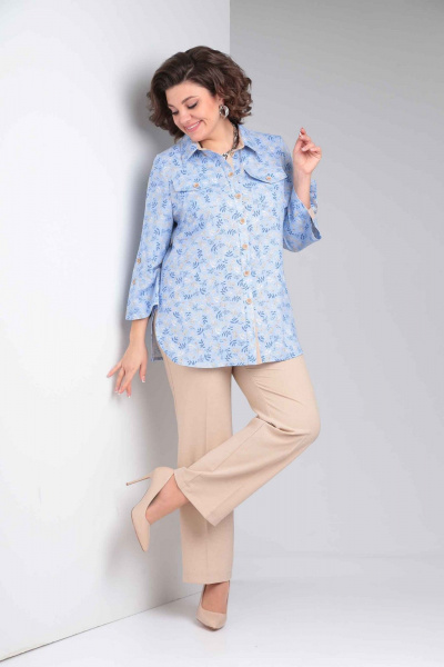 Блуза, брюки Асолия 1418 - фото 2