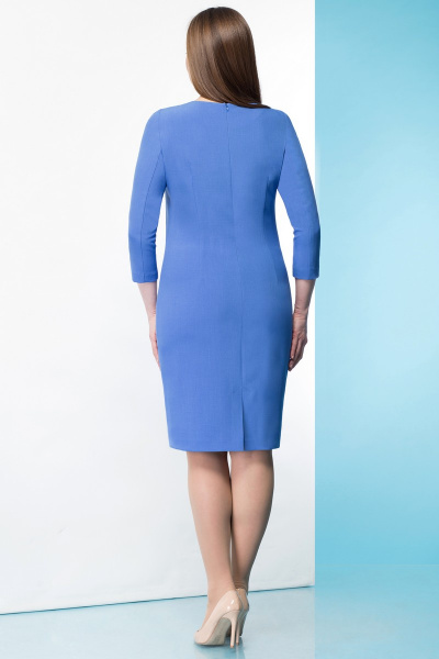 Платье Линия Л Б-1629 синий - фото 3