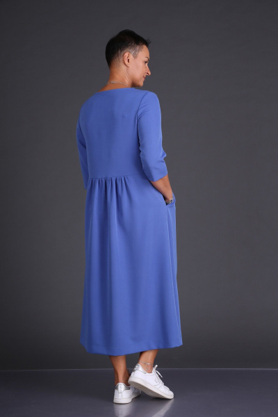 Платье ZigzagStyle 404 голубой - фото 2