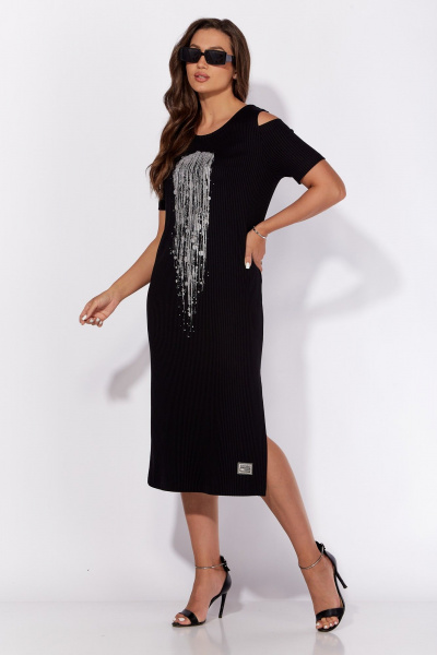 Платье TAiER 1206-1 черный - фото 1