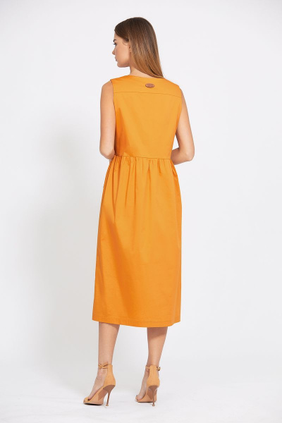Платье EOLA 1861 оранжевый - фото 3