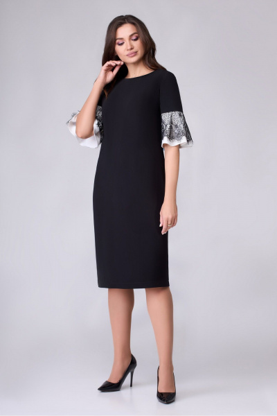 Платье Le Collect 376-1 черный - фото 3