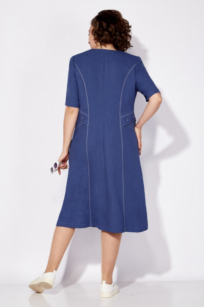 Платье Tellura-L 1722 синий - фото 7