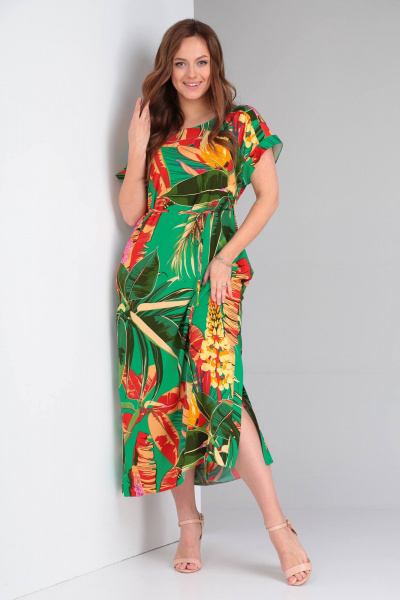 Платье TVIN 7733 зеленый_банан - фото 1