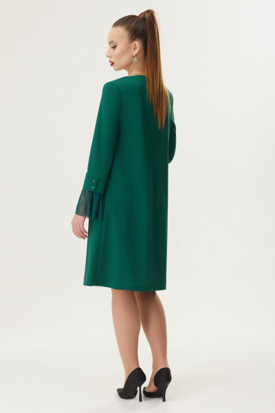 Платье Galean Style 671.1 зеленый - фото 5