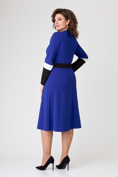 Платье Galean Style 789.1 синий - фото 3