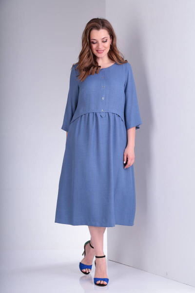 Платье TVIN 5288 голубой - фото 5