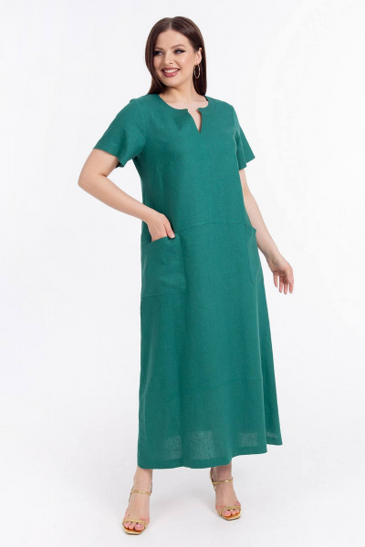 Платье Daloria 1534 зеленый - фото 5