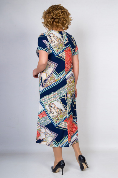 Жакет, платье TrikoTex Stil М04-18 бирюза - фото 3