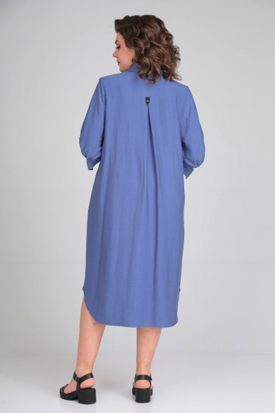 Платье Rishelie 928 синий - фото 3