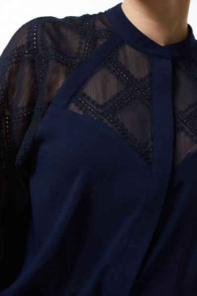 Блуза, брюки Mislana 935/3 синий - фото 8