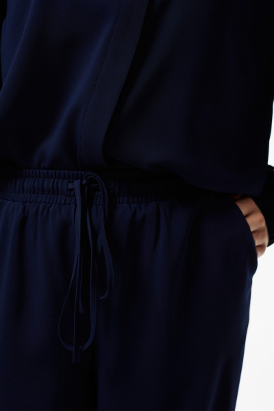 Блуза, брюки Mislana 935/3 синий - фото 7