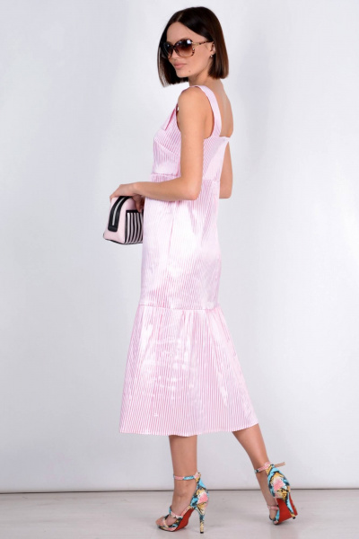 Платье Patriciа NY15339 белый,розовый - фото 3