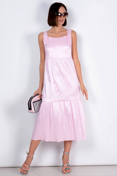 Платье Patriciа NY15339 белый,розовый - фото 1