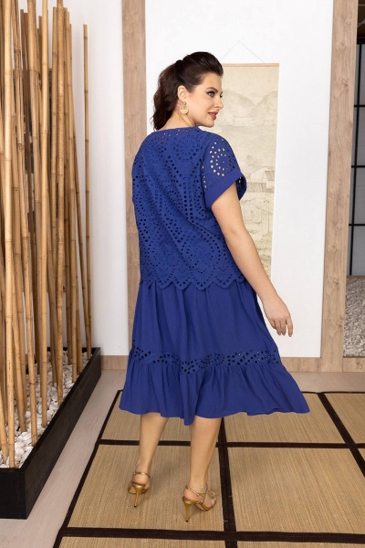 Блуза, платье ASV 2523 синий - фото 2