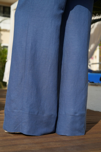 Блуза, брюки Vittoria Queen 20653/1 джинс - фото 7