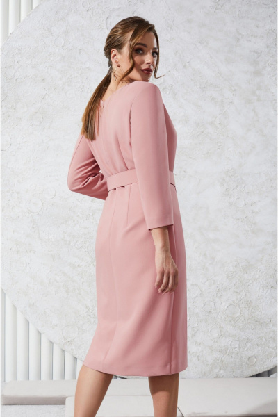 Платье, пояс Lissana 4900 розовый - фото 5