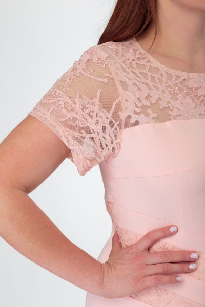 Платье Anelli 215 розовый - фото 3