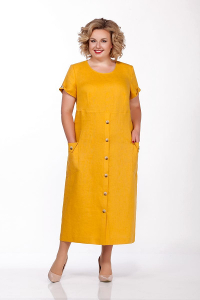 Платье GALEREJA 617 желтый - фото 1