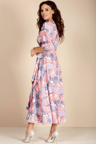 Платье Teffi Style L-1483 лавандовый - фото 3
