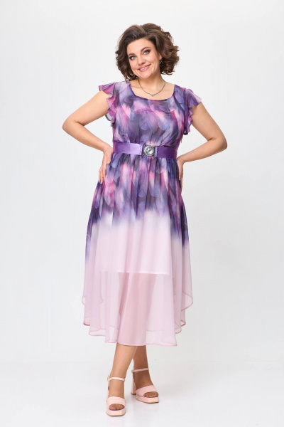 Платье Solomeya Lux 958 лиловый - фото 8