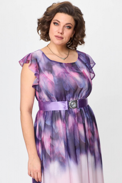 Платье Solomeya Lux 958 лиловый - фото 6
