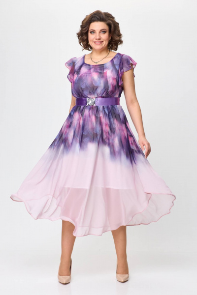 Платье Solomeya Lux 958 лиловый - фото 3
