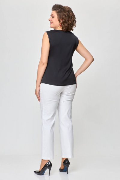 Блуза, брюки, рубашка Solomeya Lux 963 белый - фото 4