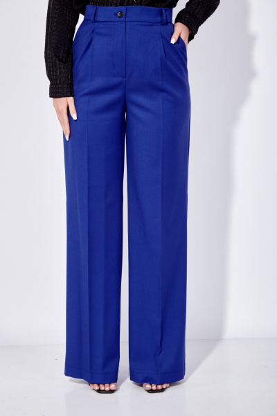 Блуза, брюки, жакет, жилет Chumakova Fashion 126 синий_черный - фото 3