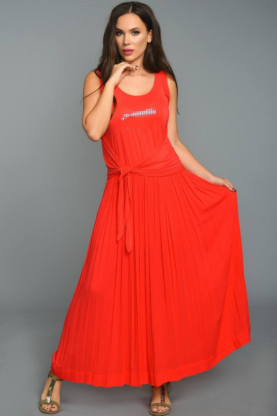 Платье Teffi Style L-1171 красный - фото 1