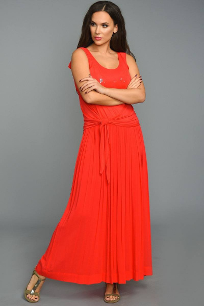Платье Teffi Style L-1171 красный - фото 2