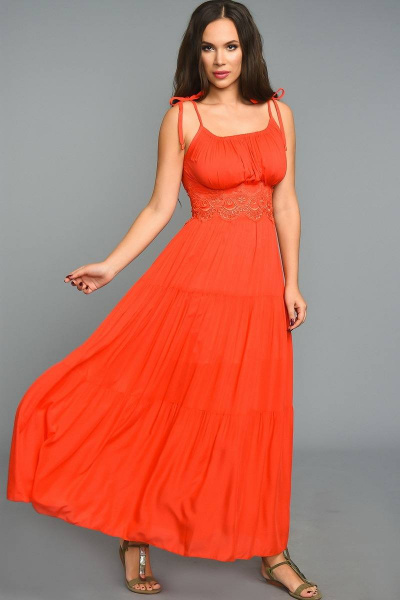 Платье Teffi Style L-1180 красный - фото 2