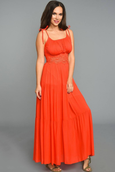 Платье Teffi Style L-1180 красный - фото 1