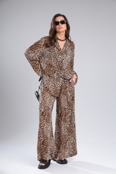 Блуза, брюки Lady Secret 2937 принт_леопард - фото 3