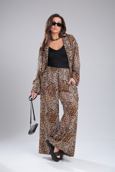 Блуза, брюки Lady Secret 2937 принт_леопард - фото 5