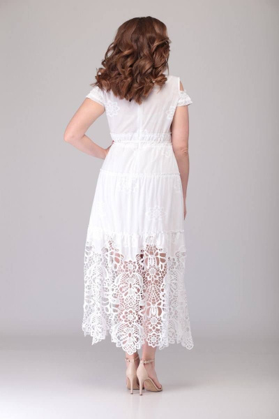 Платье Verita 1199 белый - фото 3