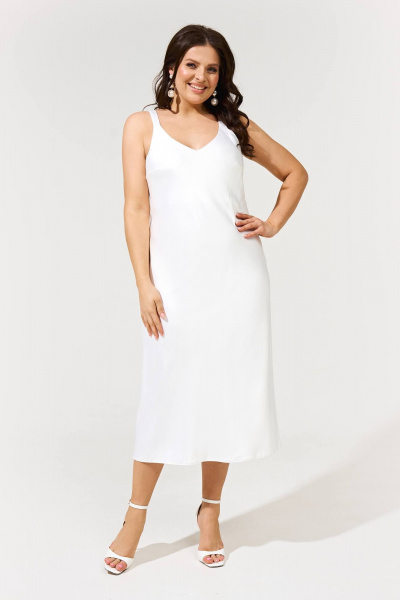 Платье IVA 1588 белый - фото 1