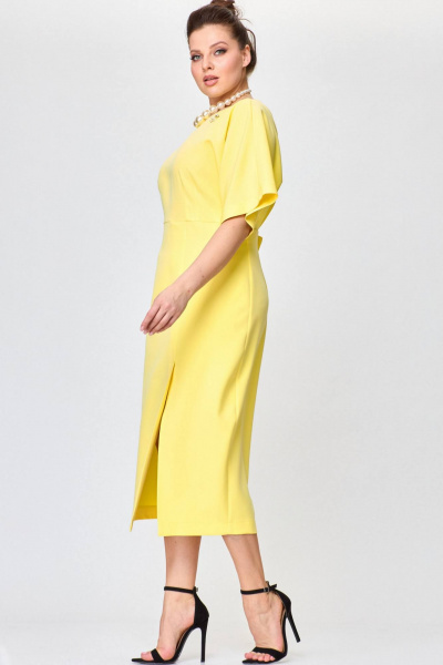 Платье SOVA 11222 желтый - фото 4