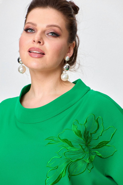 Платье SOVA 11223 зеленый - фото 6