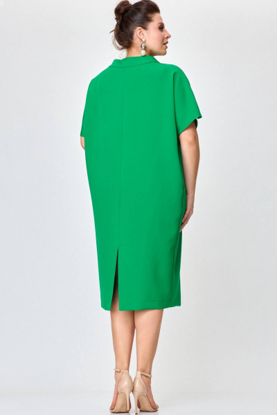 Платье SOVA 11223 зеленый - фото 4